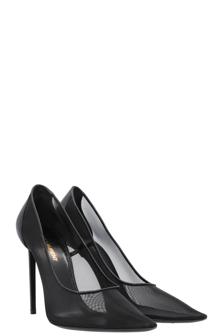 SAINT LAURENT Heels Mesh Black