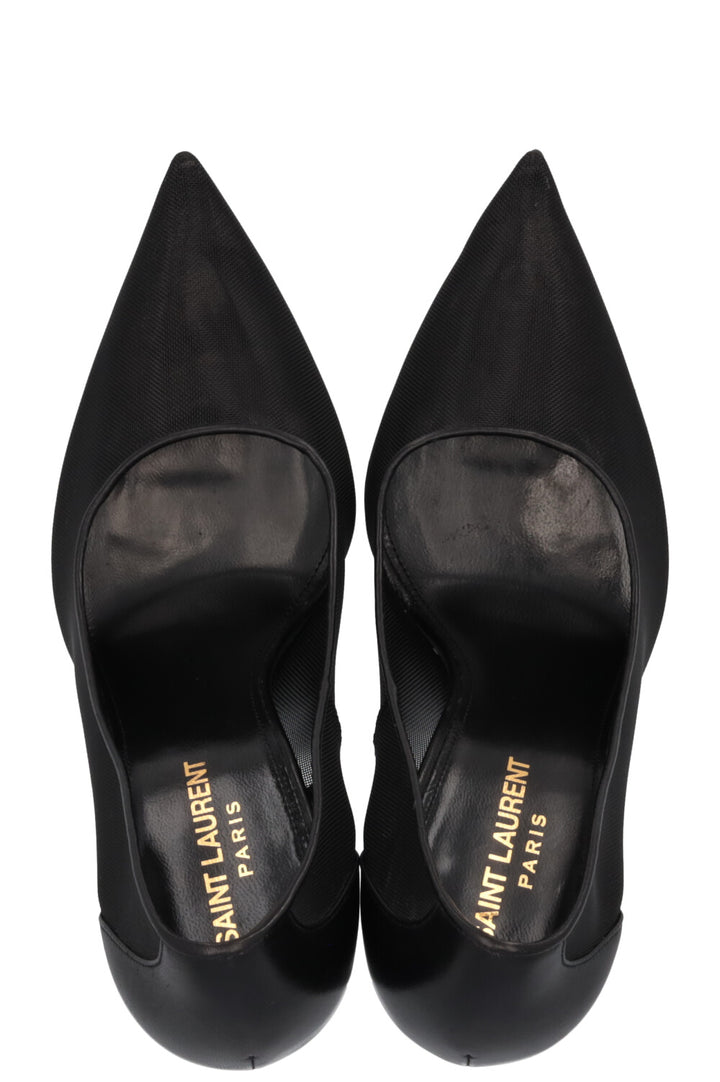 SAINT LAURENT Heels Mesh Black