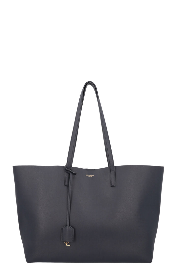 SAINT LAURENT EW Tote Bag Navy