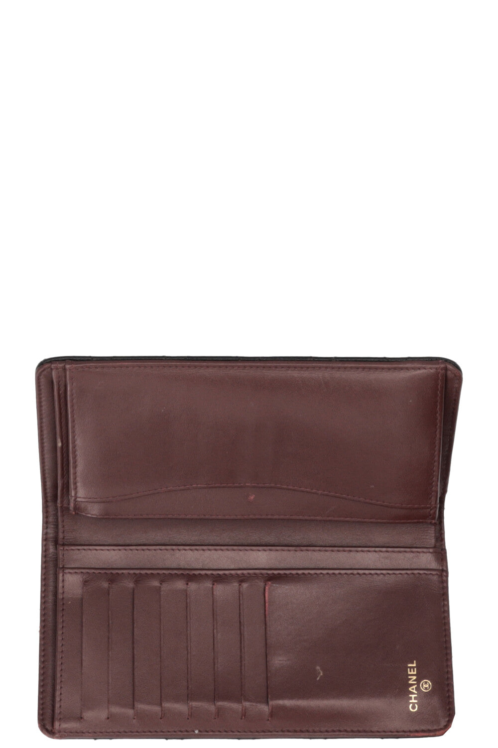 CHANEL Long CC Wallet Caviar Black