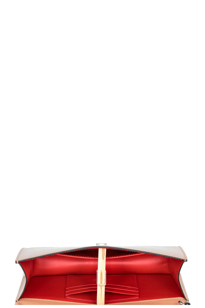 CHRISTIAN LOUBOUTIN Loubi54 Clutch Patent Nude