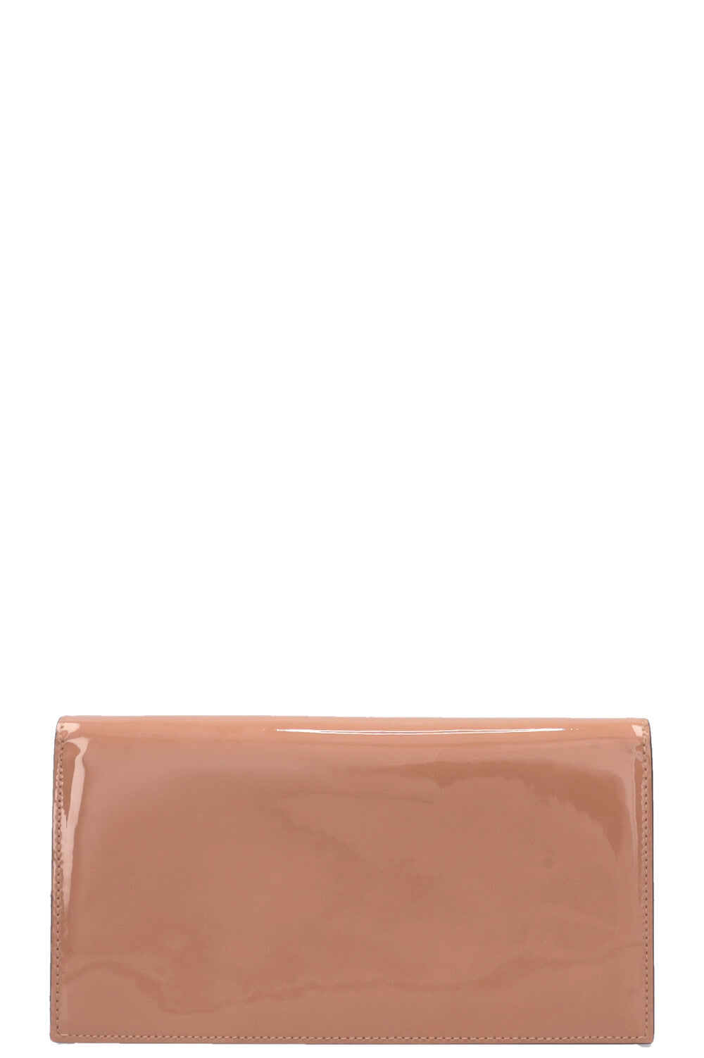 CHRISTIAN LOUBOUTIN Loubi54 Clutch Patent Nude