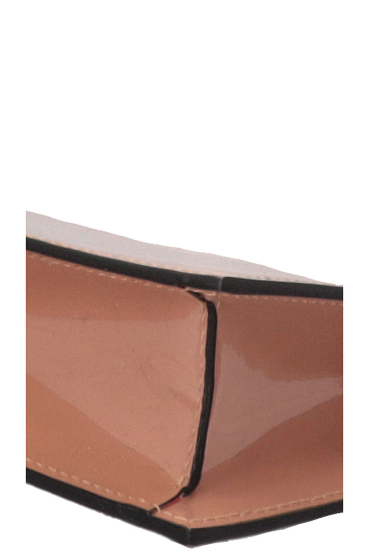 CHRISTIAN LOUBOUTIN Loubi54 Clutch Patent Nude