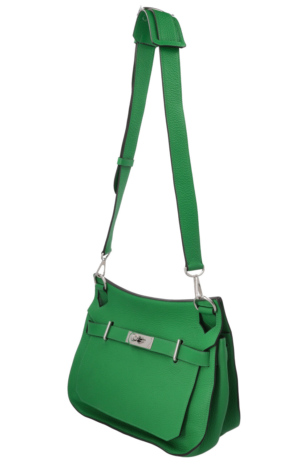HERMÈS Jypsiere 31 Crossbody Bag Clemence Green