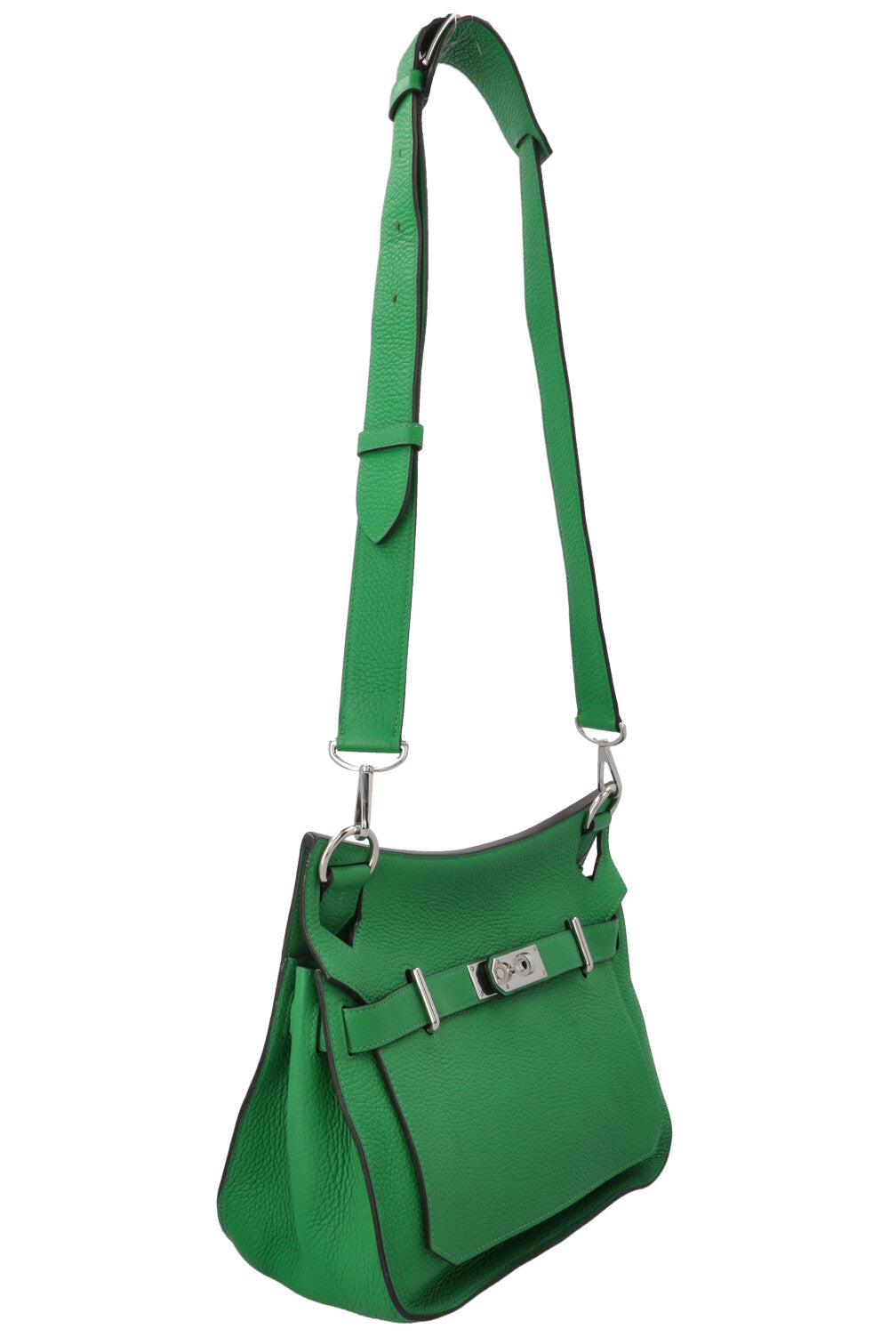 HERMÈS Jypsiere 31 Crossbody Bag Clemence Green