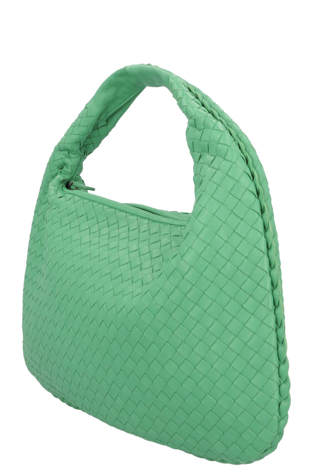 BOTTEGA VENETA Small Intrecciato Hobo Mint