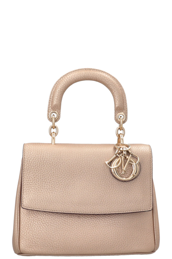 CHRISTIAN DIOR Mini Be Dior Leather Gold Pink