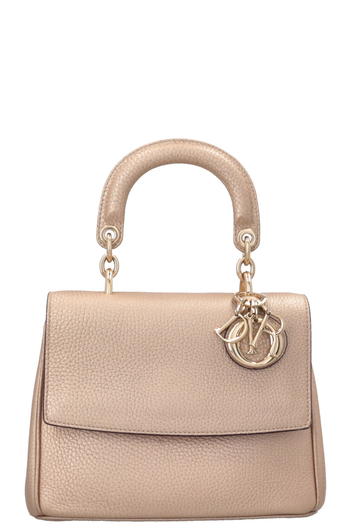 CHRISTIAN DIOR Mini Be Dior Leather Gold Pink