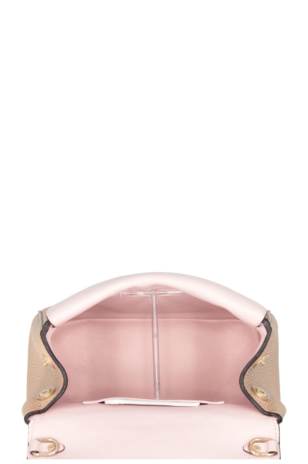 CHRISTIAN DIOR Mini Be Dior Leather Gold Pink