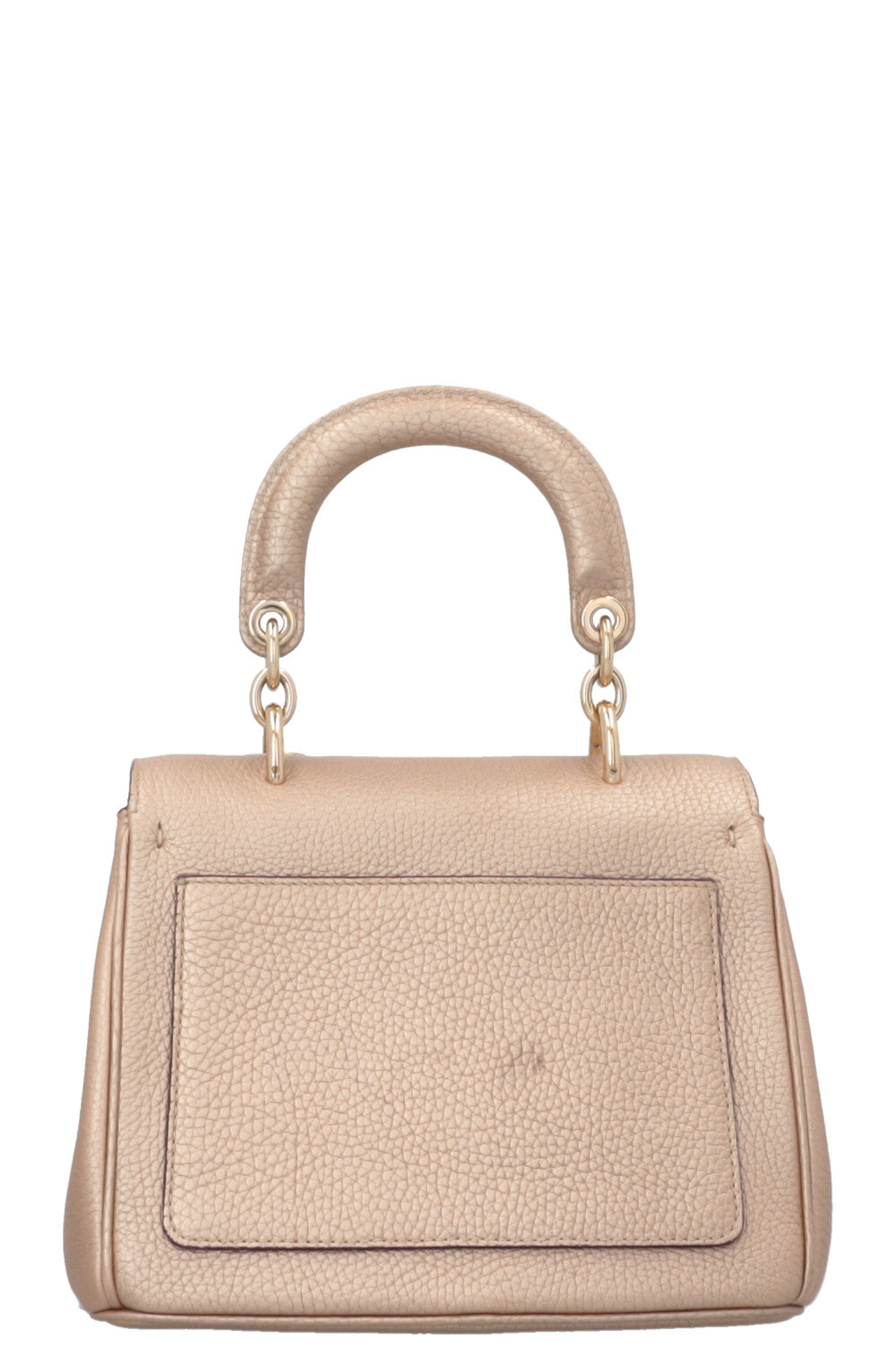 CHRISTIAN DIOR Mini Be Dior Leather Gold Pink