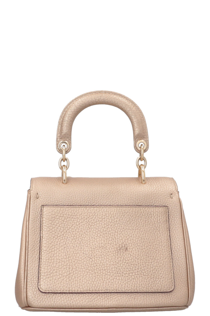 CHRISTIAN DIOR Mini Be Dior Leather Gold Pink