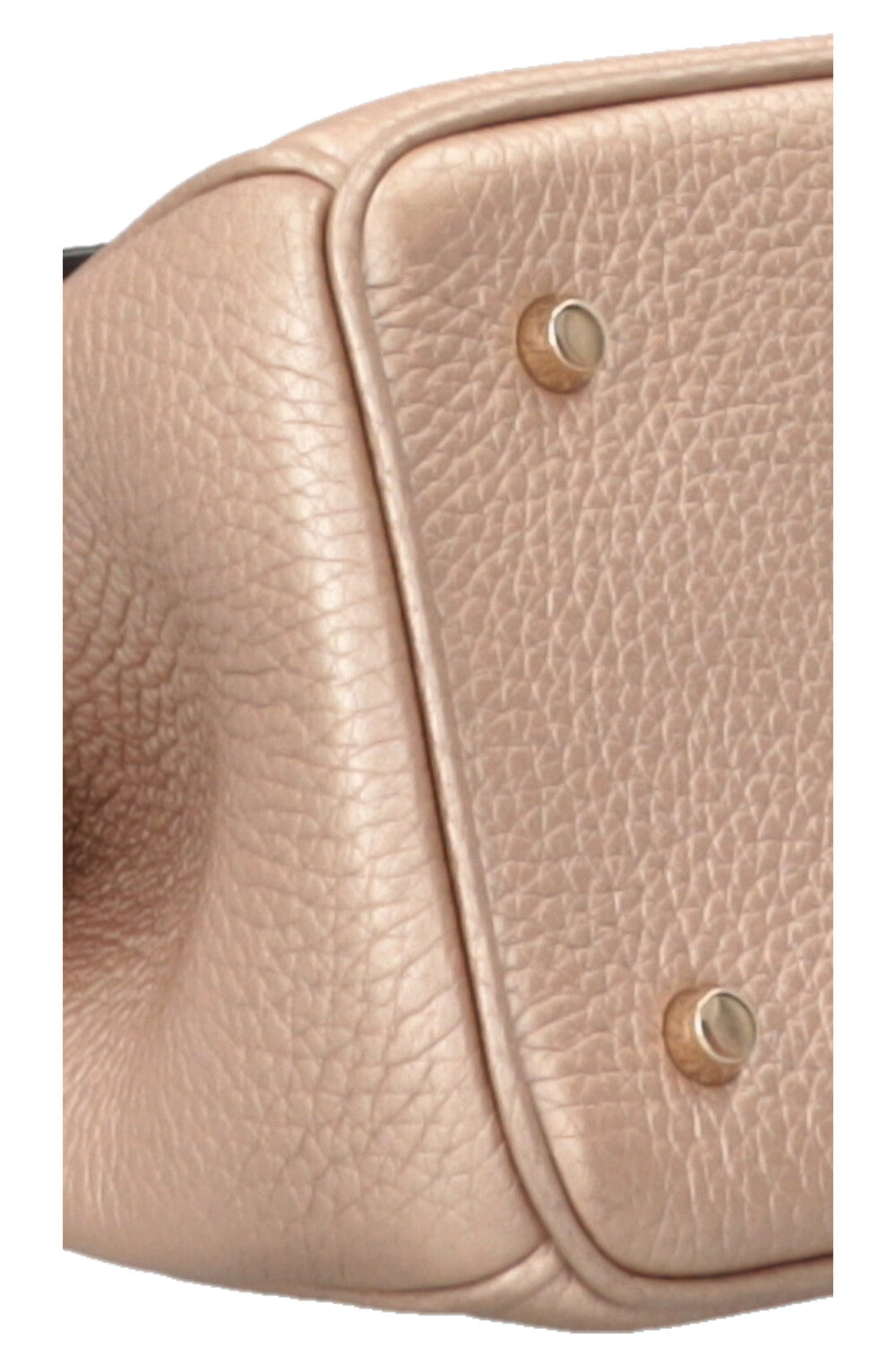 CHRISTIAN DIOR Mini Be Dior Leather Gold Pink