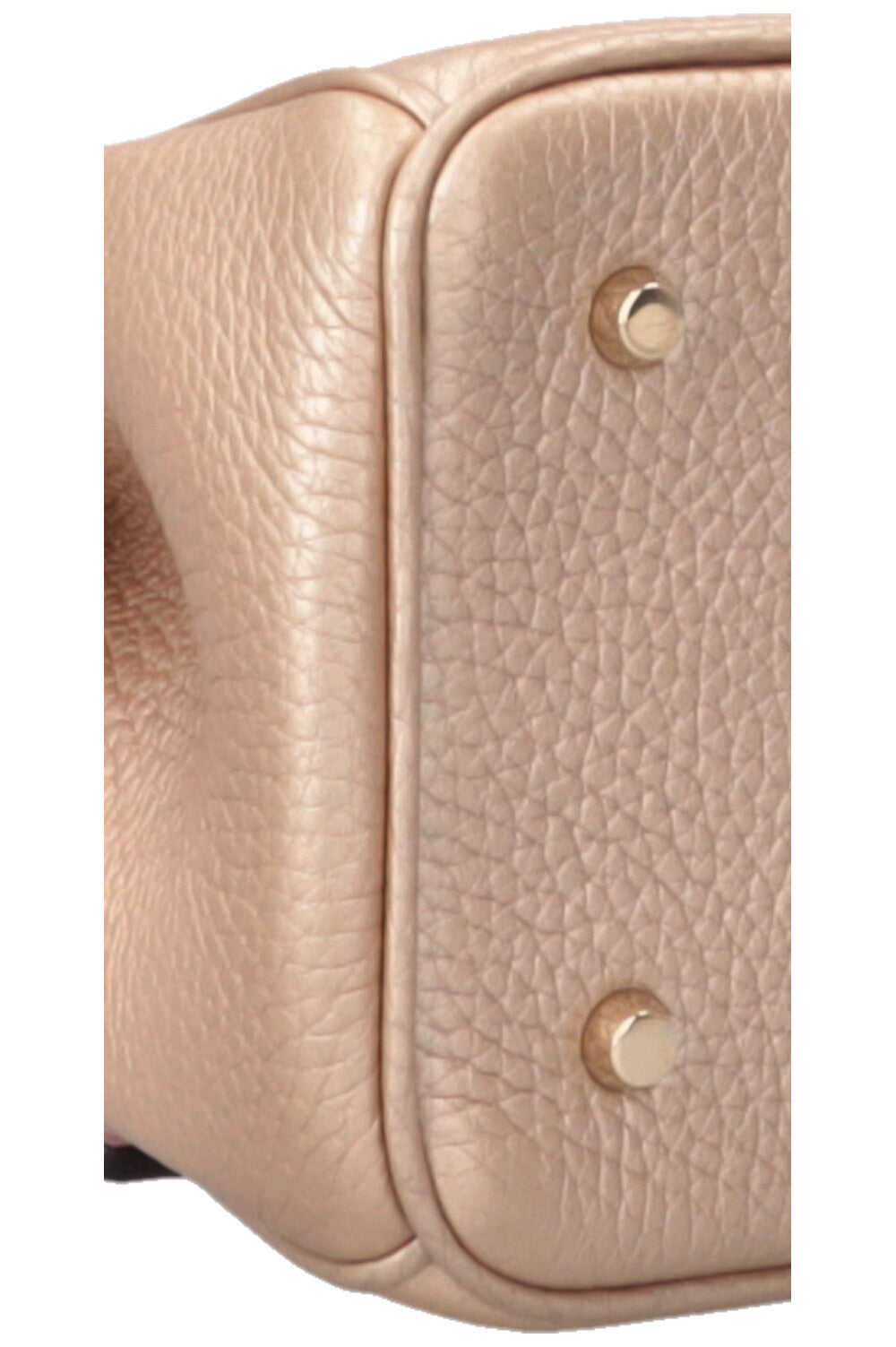 CHRISTIAN DIOR Mini Be Dior Leather Gold Pink