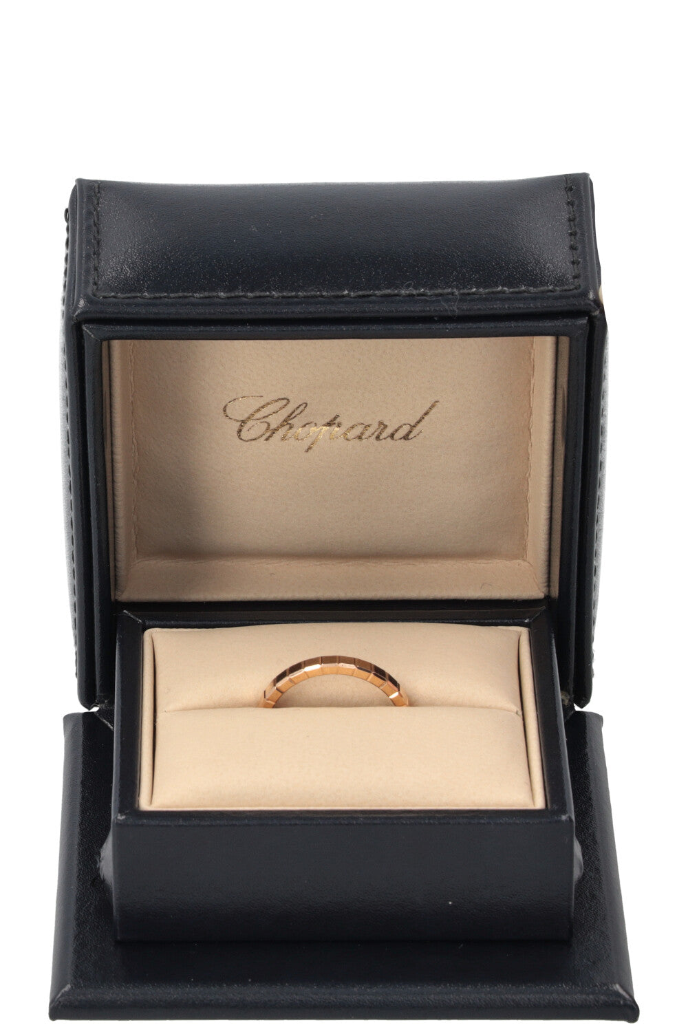 Bague simple CHOPARD Ice Cube en or rose 18 carats