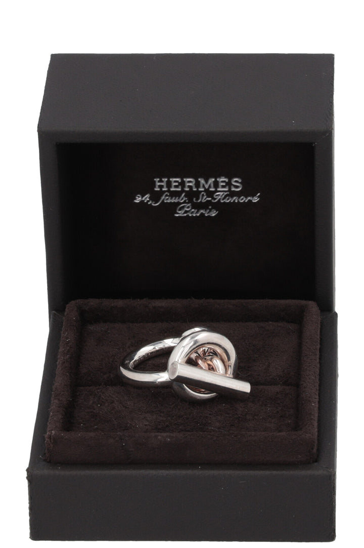 HERMÈS Croisette Ring Large Silver