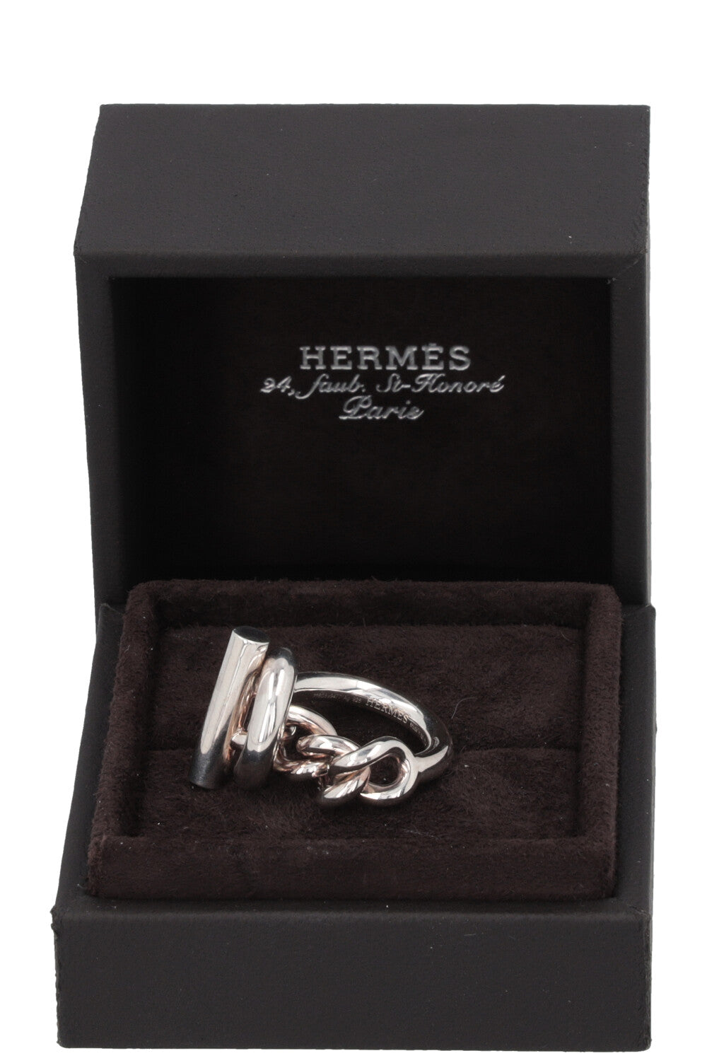 HERMÈS Croisette Ring Large Silver