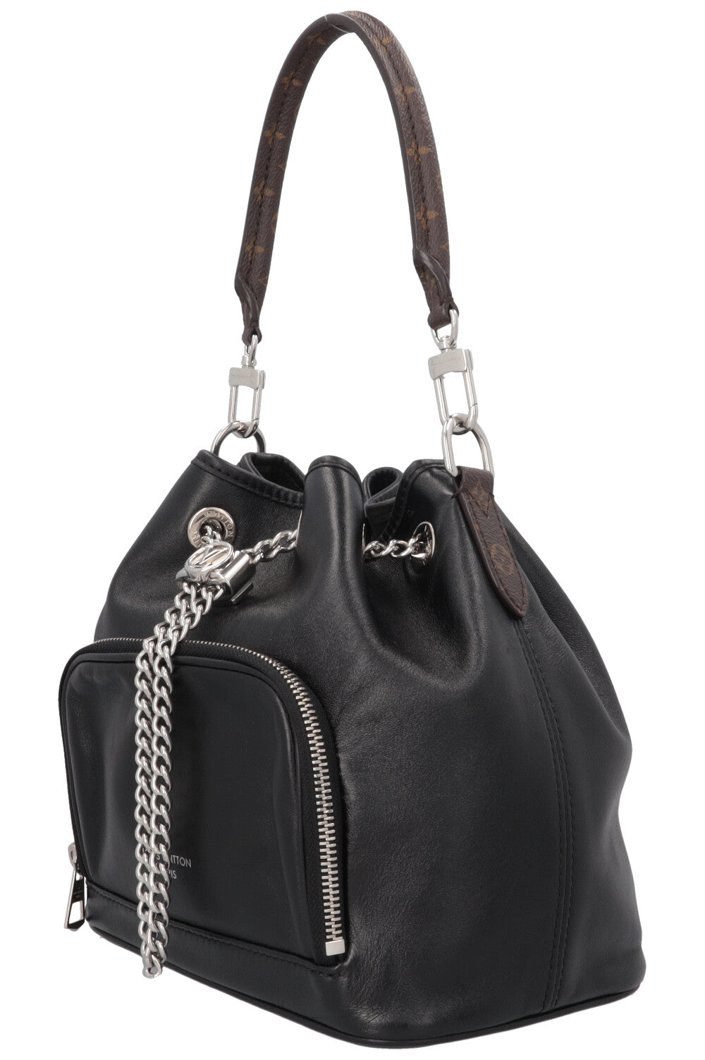 LOUIS VUITTON No Way Vibe Bag Leather Black