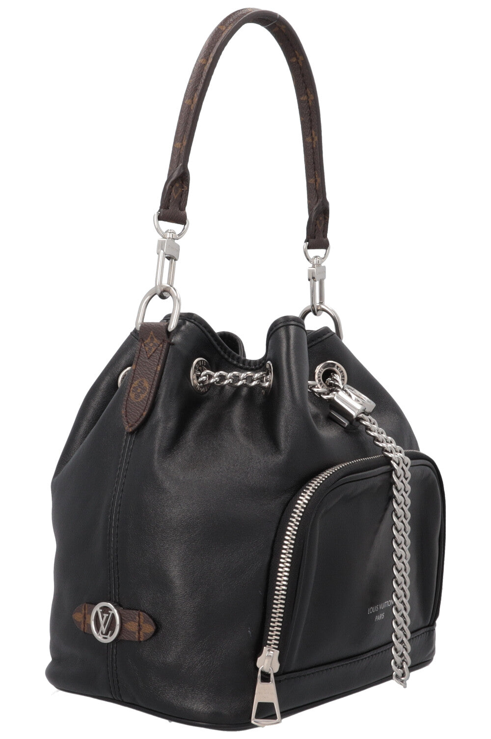 LOUIS VUITTON No Way Vibe Bag Leather Black