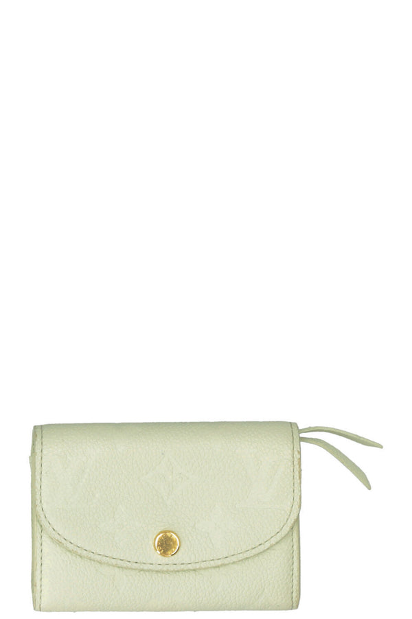 LOUIS VUITTON Rosalie Coin Wallet Monogram Empreite Leather Mint