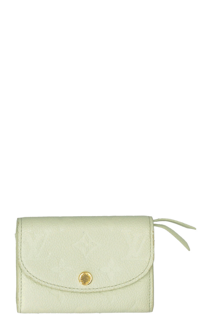 LOUIS VUITTON Rosalie Coin Wallet Monogram Empreinte Leather Mint