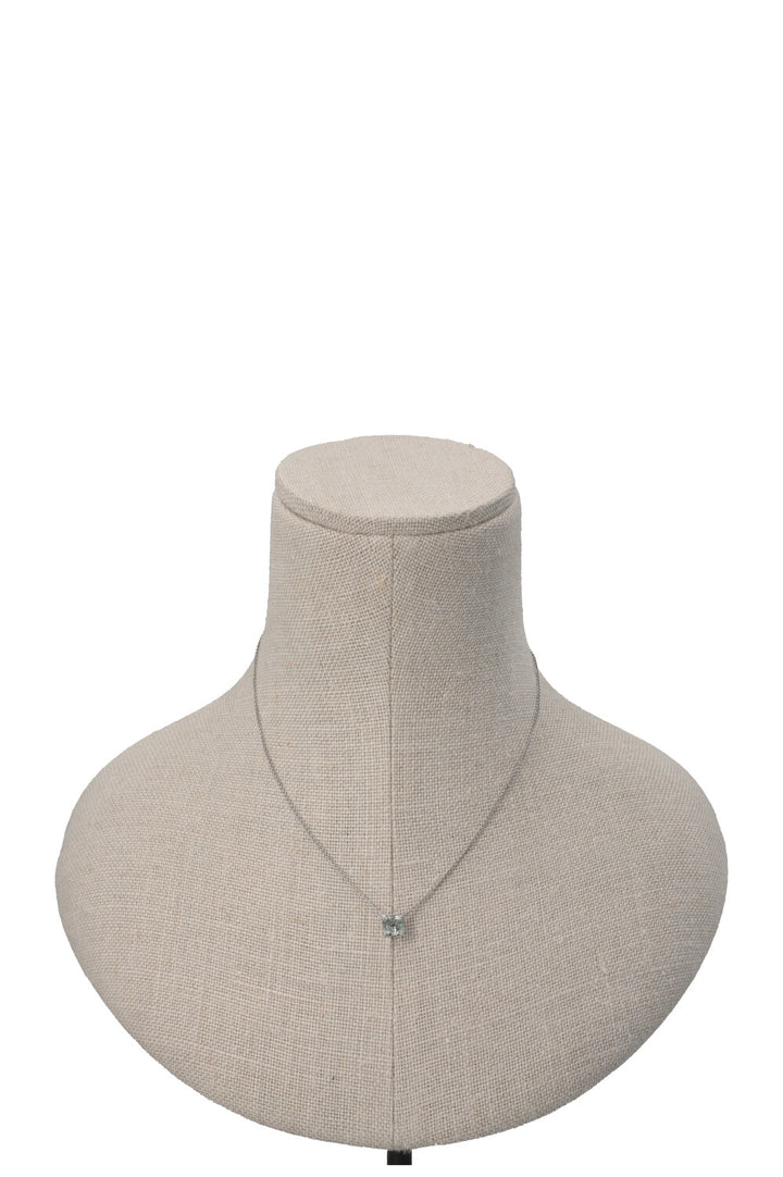 Collier BUCHERER Peekaboo Prasiolite en or blanc 18 carats