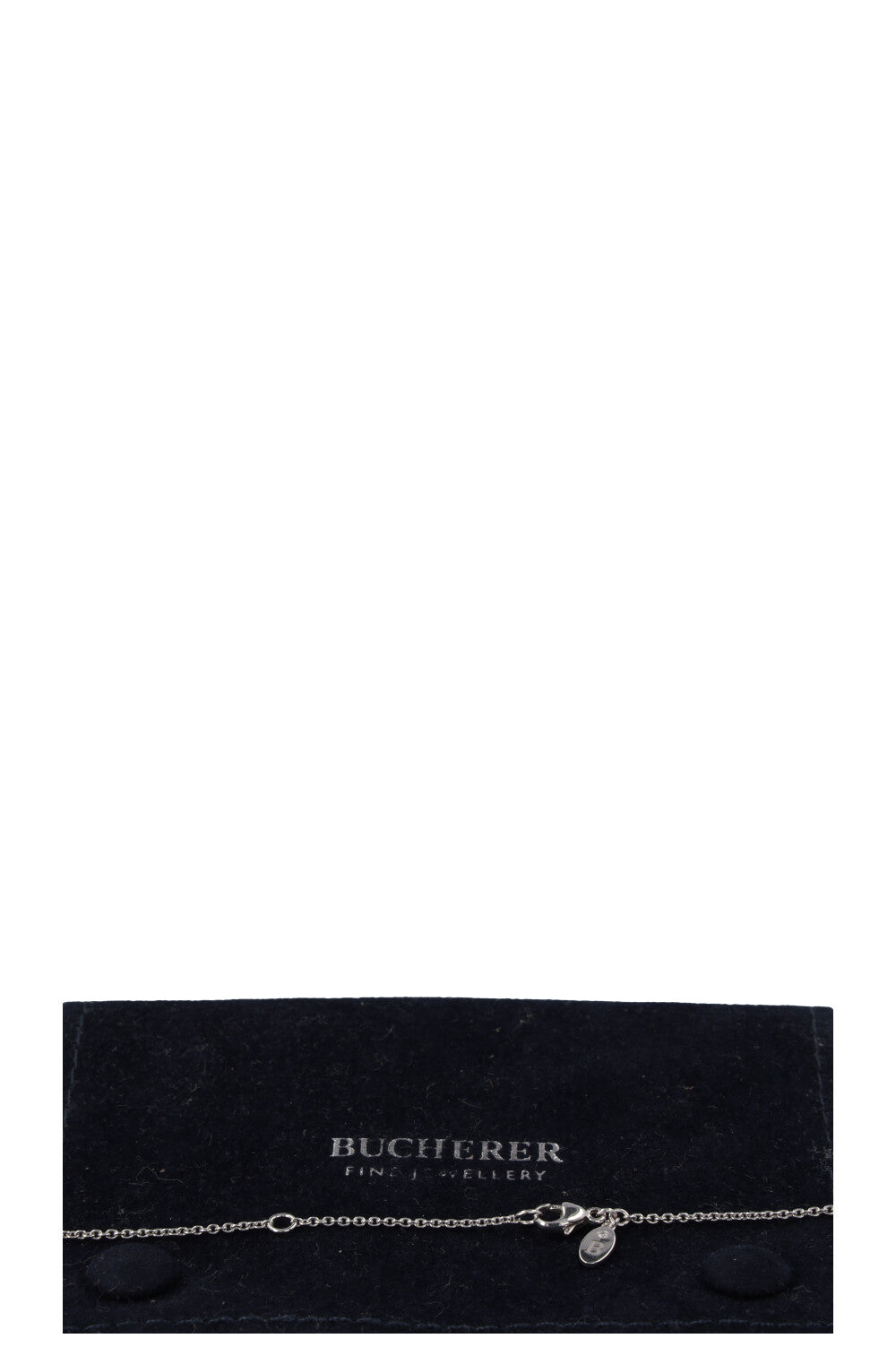 Collier BUCHERER Peekaboo Prasiolite en or blanc 18 carats