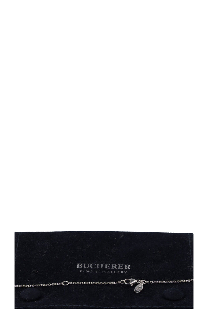 Collier BUCHERER Peekaboo Prasiolite en or blanc 18 carats