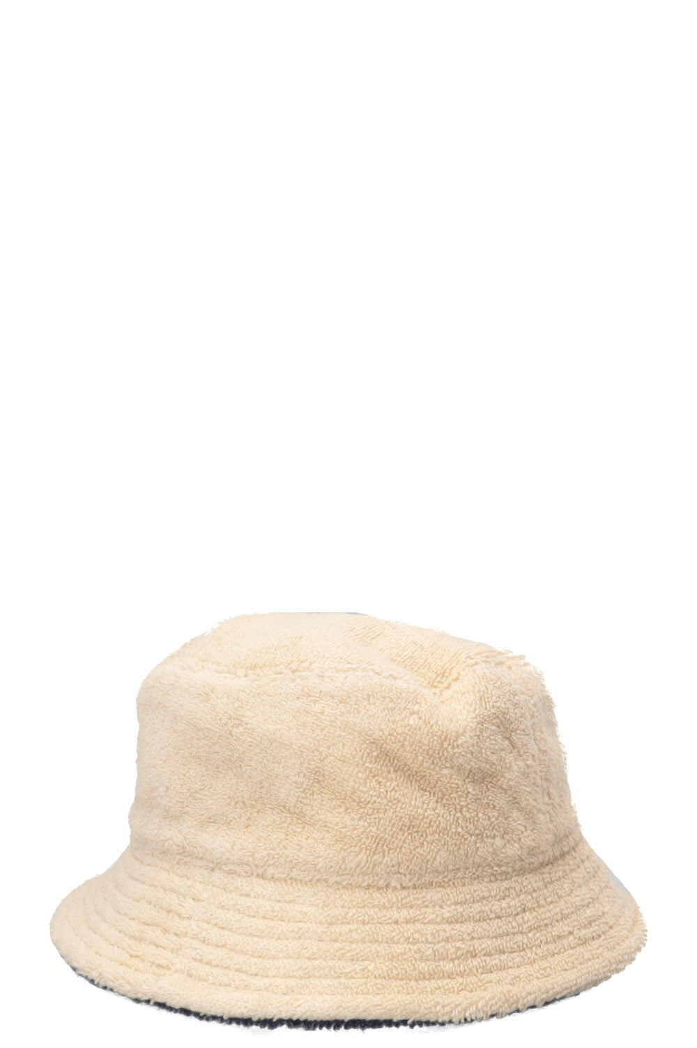 CHANEL Bucket Hat Terry Cloth Beige