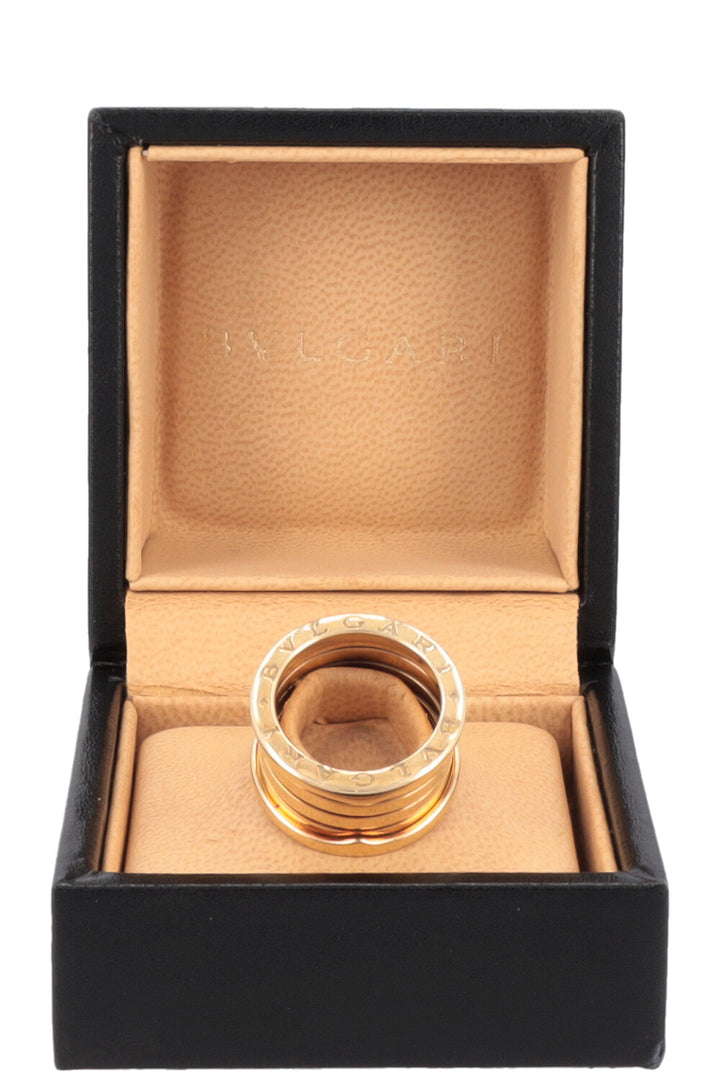 BVLGARI B.Zero 4 Band Ring Yellow Gold