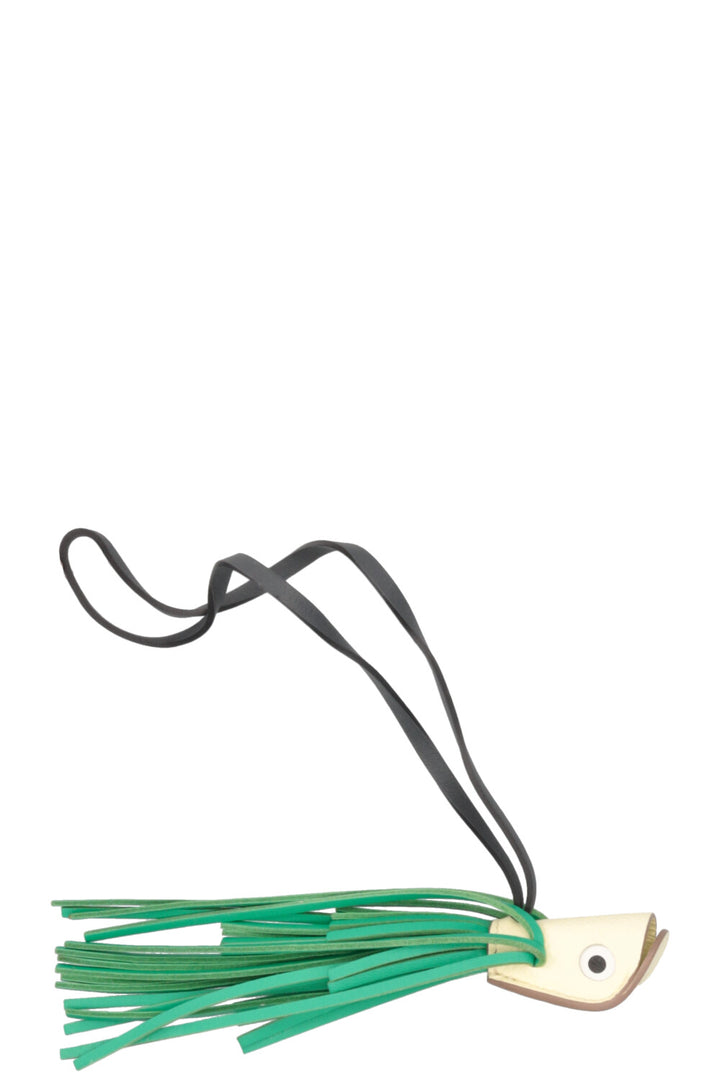 HERMÈS Poisson Bag Charm Green