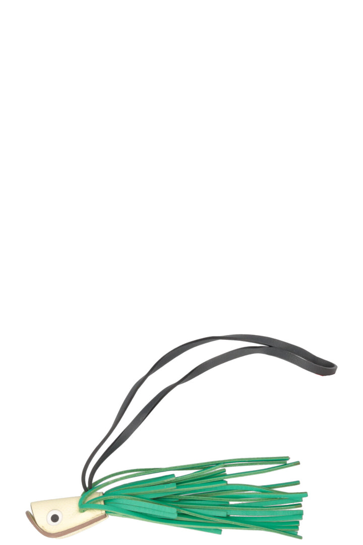 HERMÈS Poisson Bag Charm Green