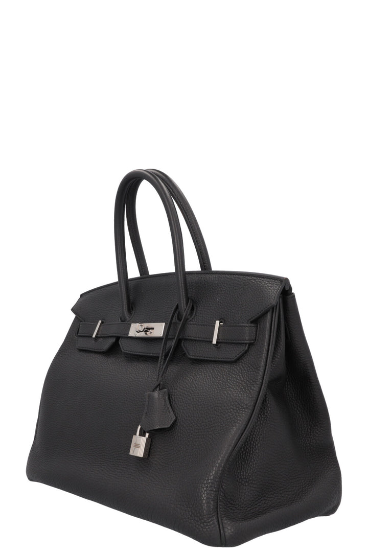HERMÈS Birkin 35 Retourné Noir