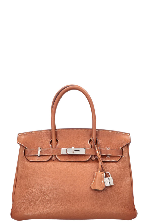 HERMÈS Birkin 30 Retourne Barenia Faubourg Fauve