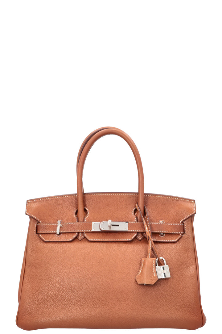 HERMÈS Birkin 30 Retourne Barenia Faubourg Fauve
