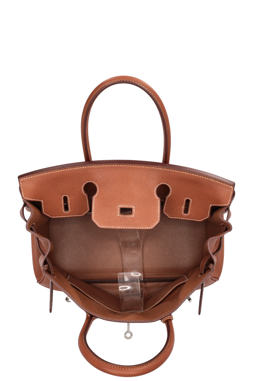 HERMÈS Birkin 30 Retourne Barenia Faubourg Fauve