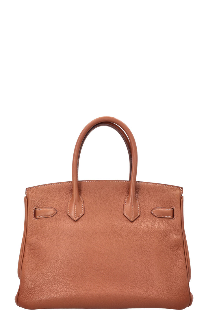HERMÈS Birkin 30 Retourne Barenia Faubourg Fauve