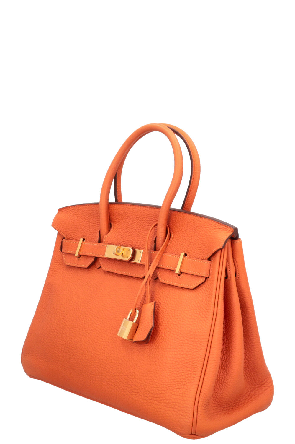 HERMÈS Birkin 30 Retourne Togo Orange