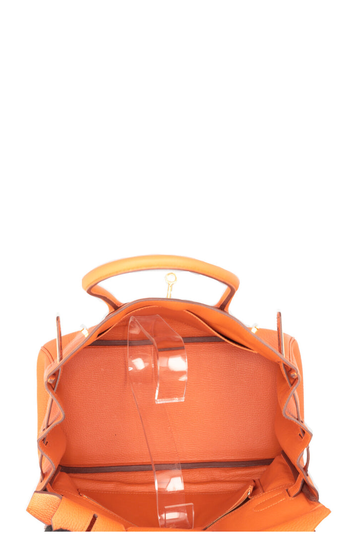 HERMÈS Birkin 30 Retourne Togo Orange