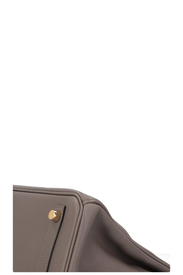 HERMÈS Birkin 25 Return Swift Étain Or