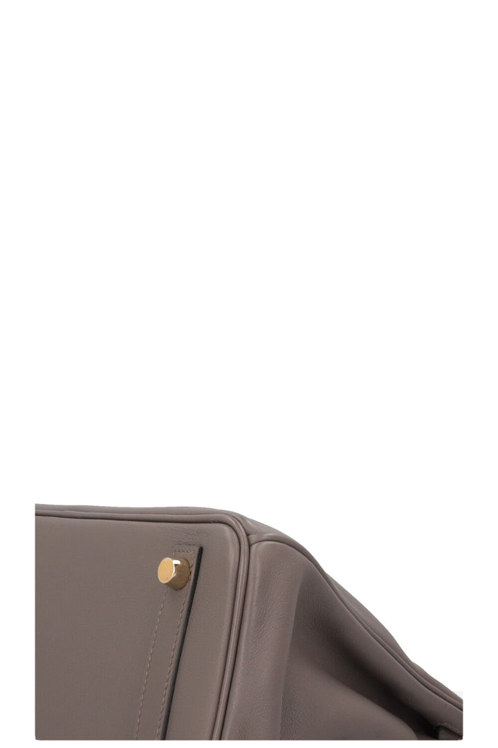 HERMÈS Birkin 25 Return Swift Étain Or