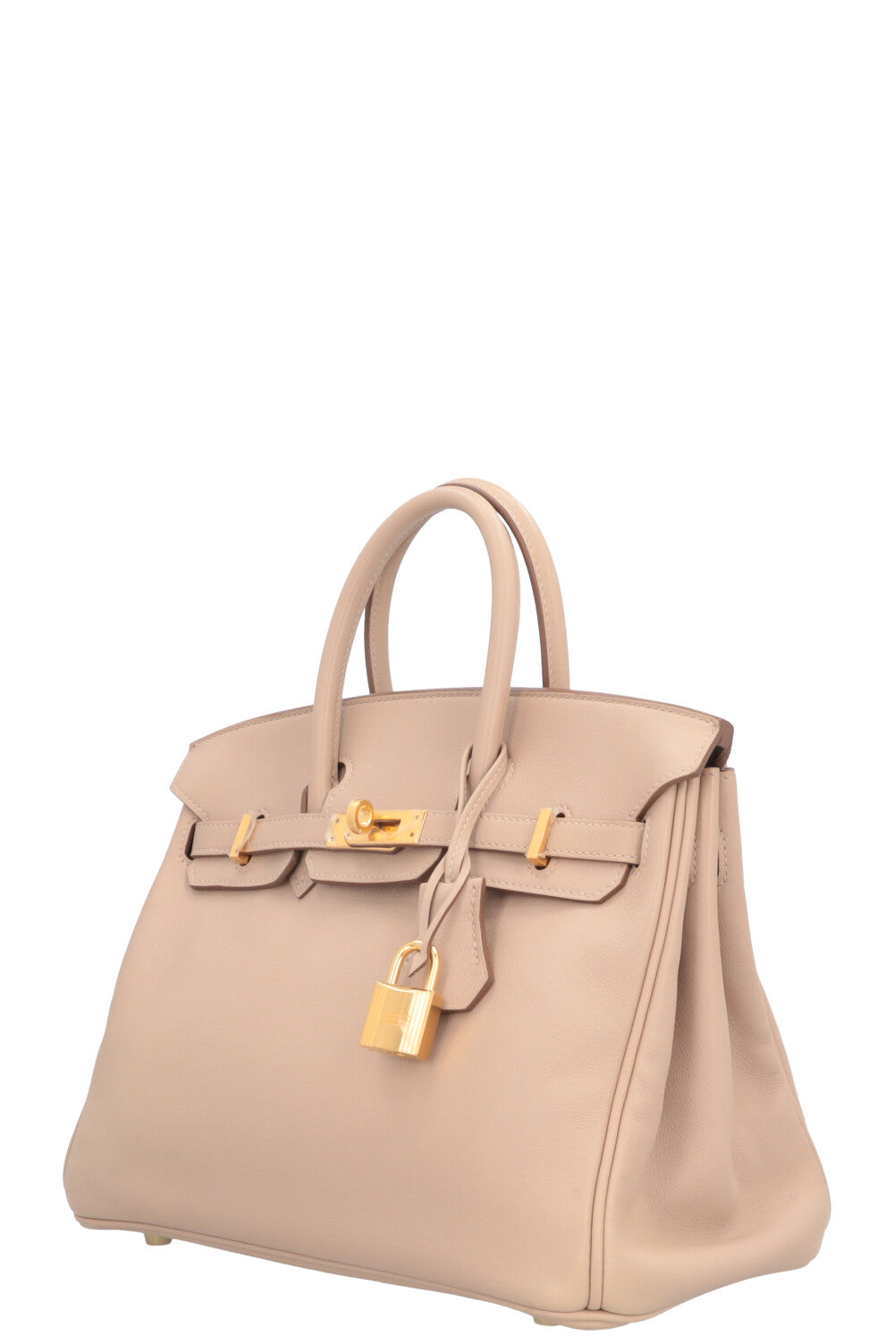 HERMÈS Birkin 25 Retourne Swift Argile Gold