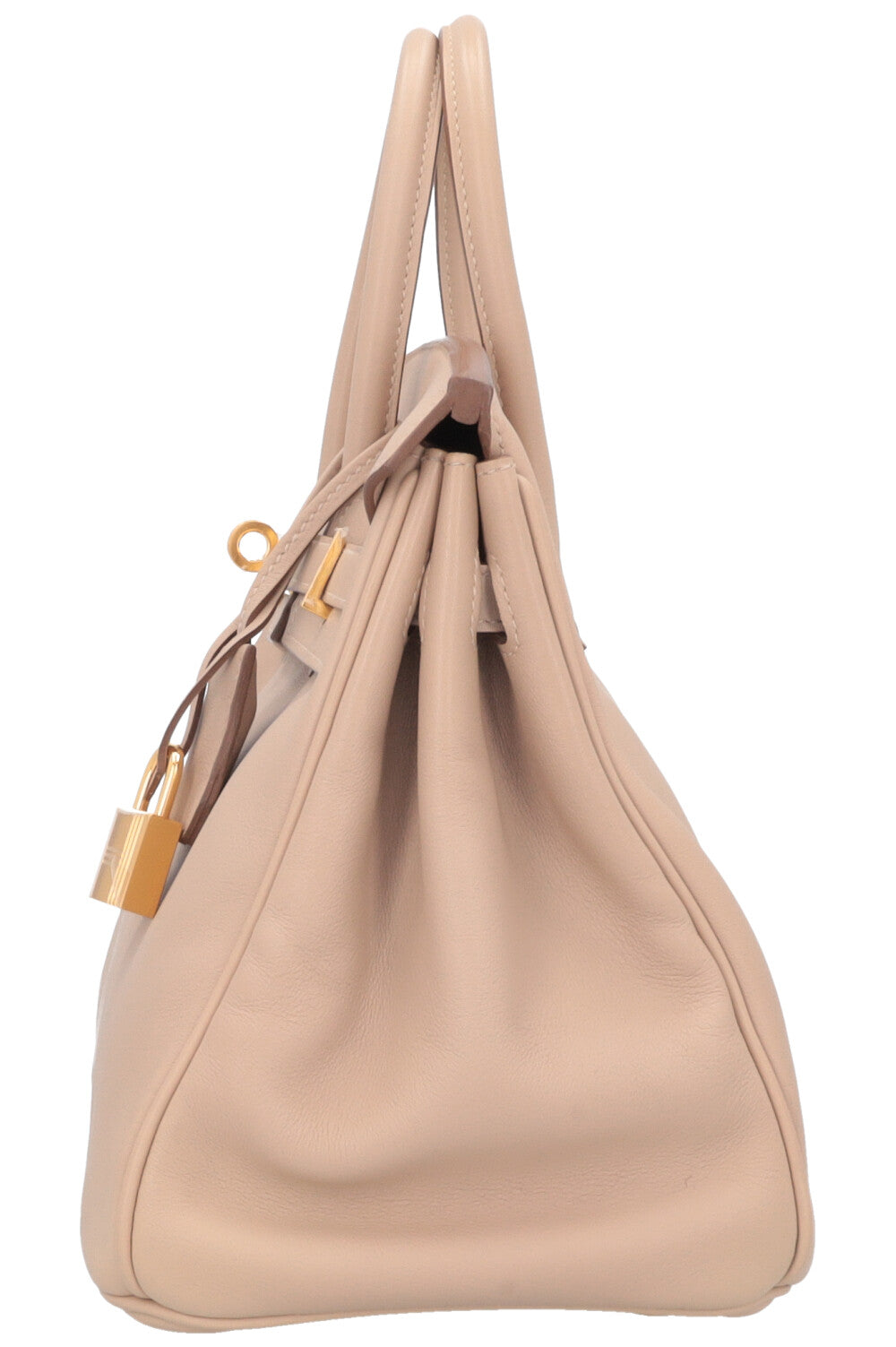 HERMÈS Birkin 25 Retourne Swift Argile Gold