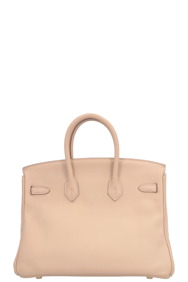 HERMÈS Birkin 25 Retourne Swift Argile Gold