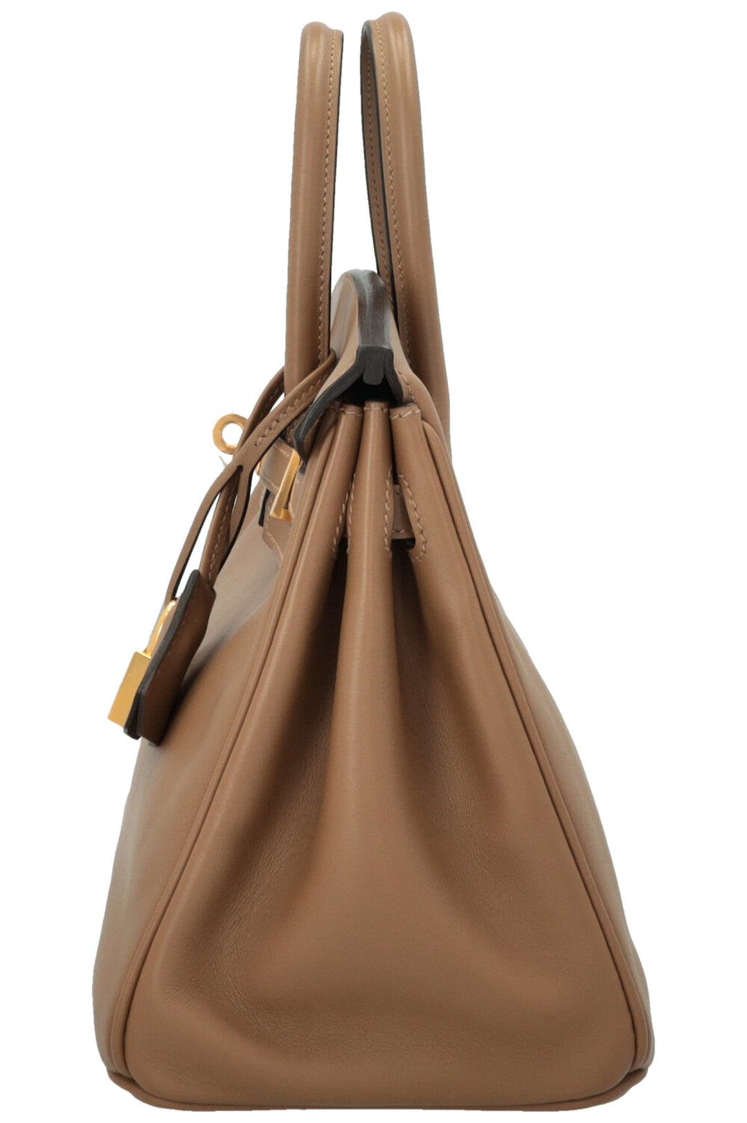 HERMÈS Birkin 25 Retourne Swift Beige De Weimar