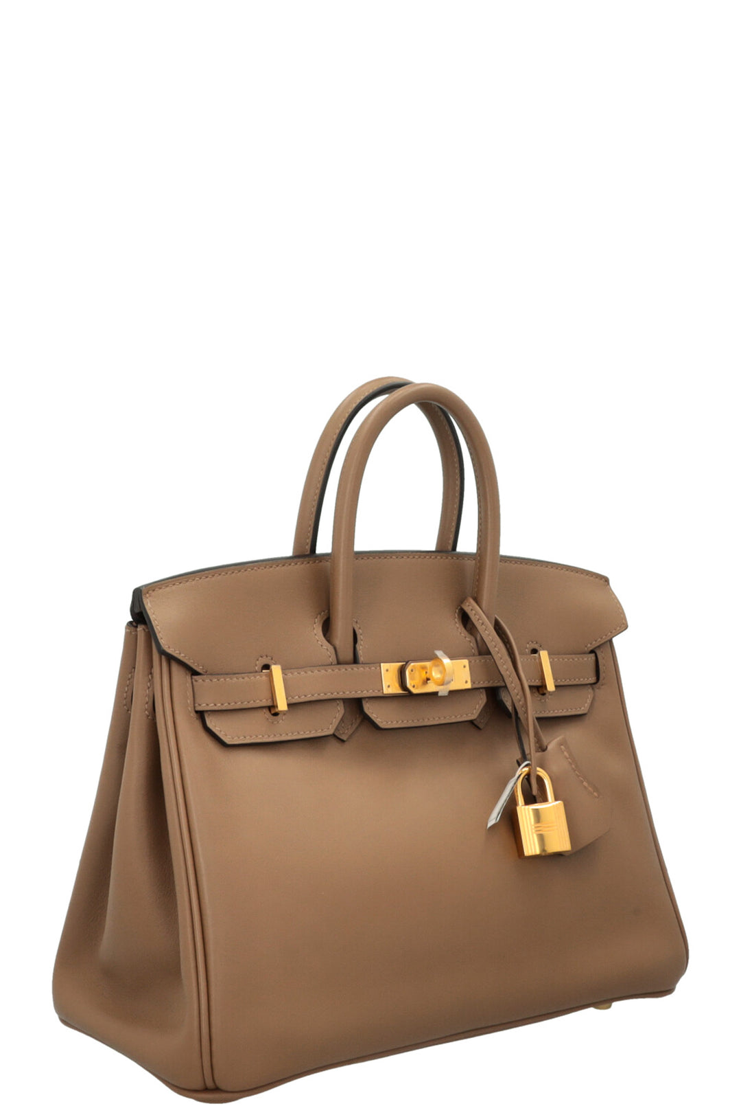 HERMÈS Birkin 25 Retourne Swift Beige De Weimar