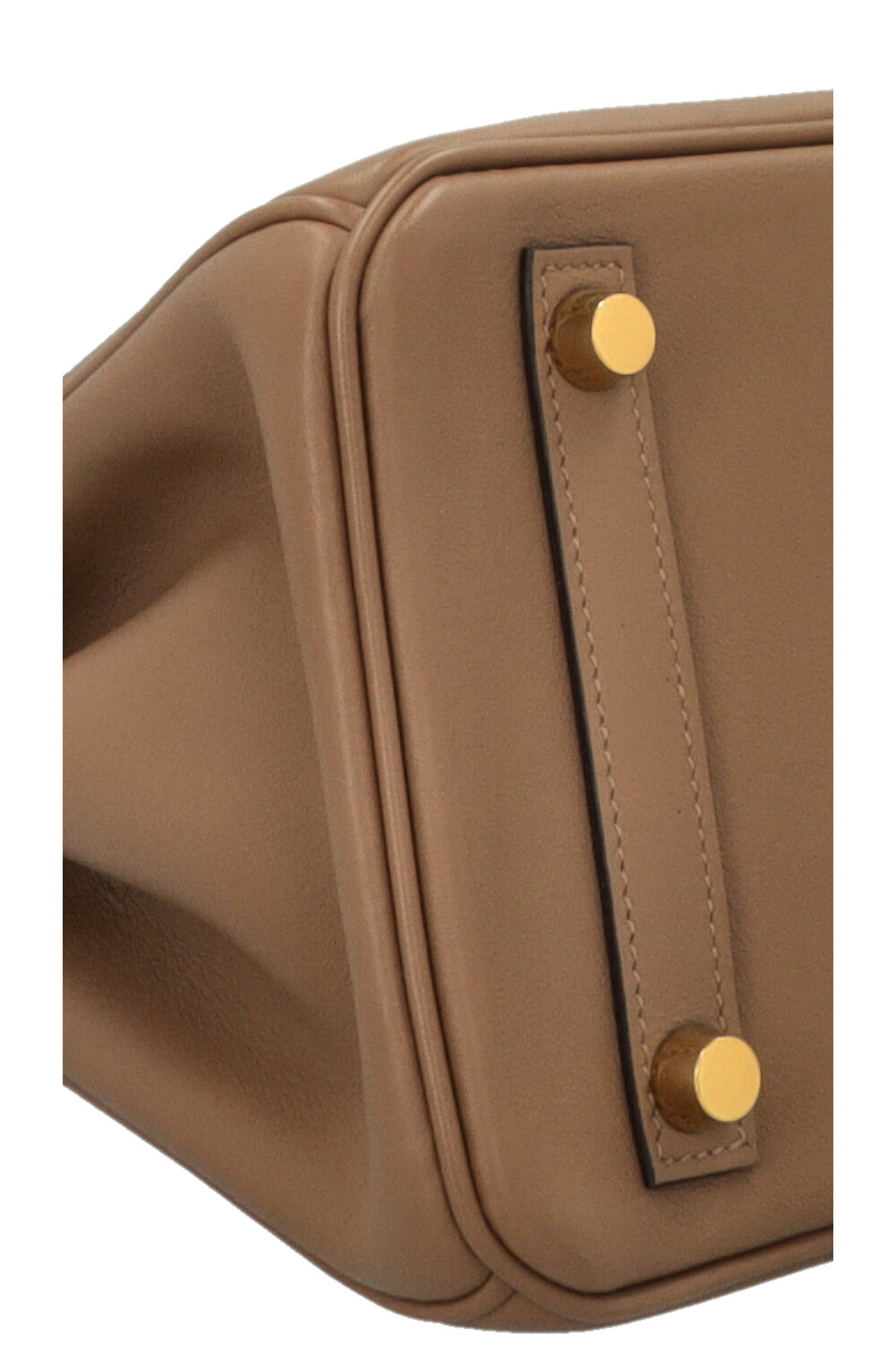 HERMÈS Birkin 25 Retourne Swift Beige De Weimar