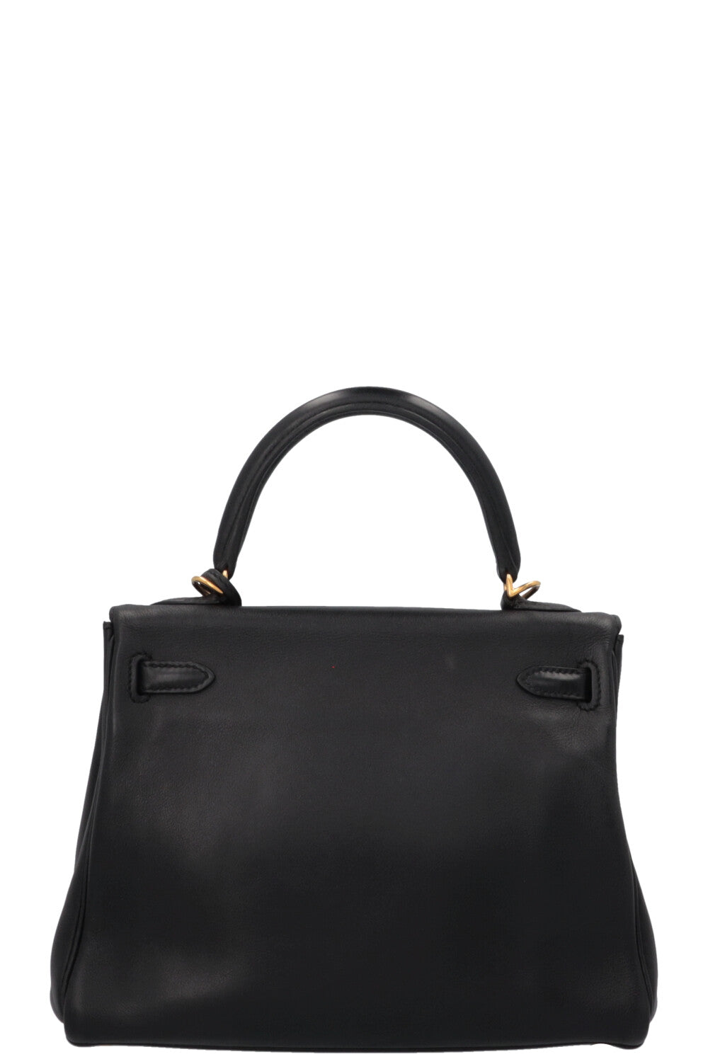 HERMÈS Kelly 25 Retourne Swift Noir