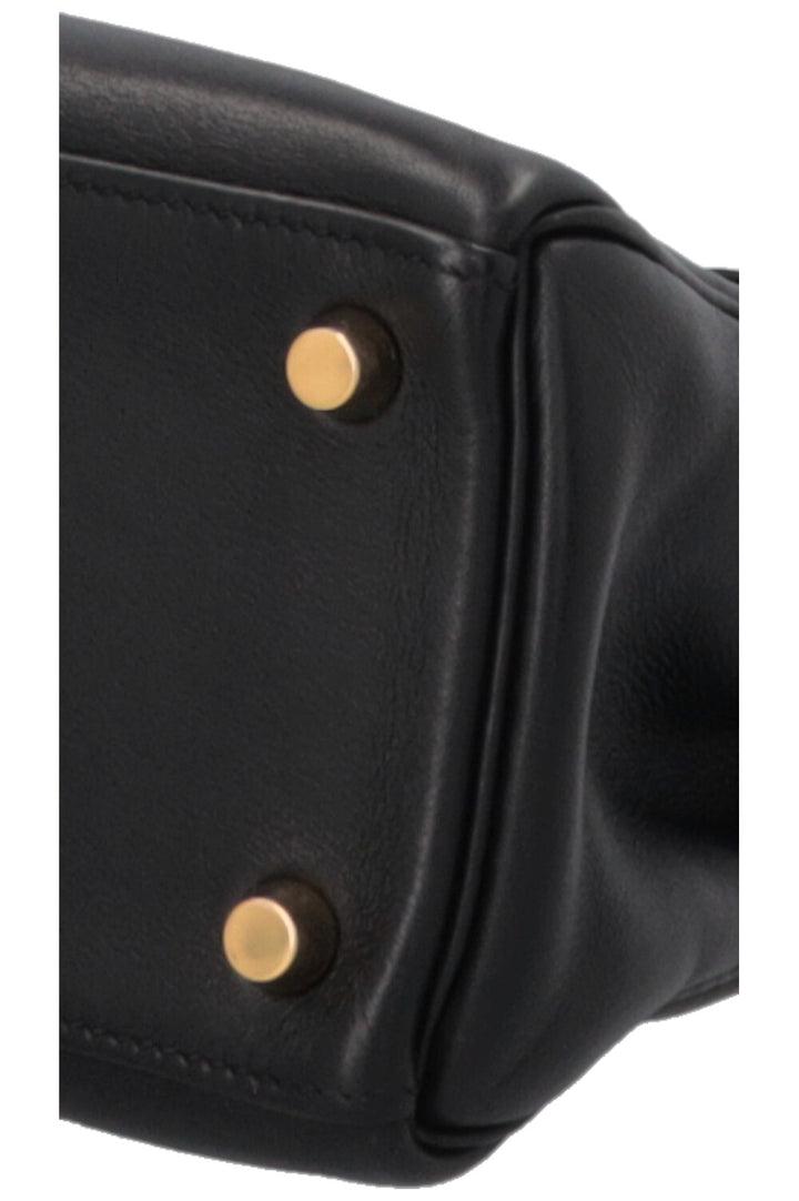 HERMÈS Kelly 25 Retourne Swift Noir