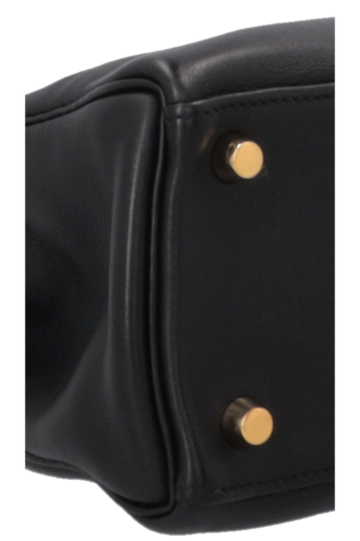 HERMÈS Kelly 25 Retourne Swift Noir