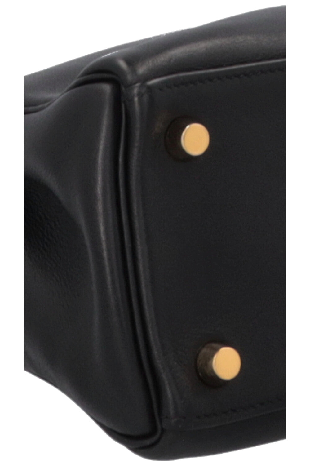 HERMÈS Kelly 25 Retourne Swift Noir